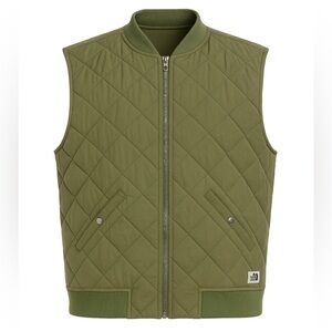 The North Face Olive Green Quilted Men's Vest